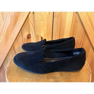 BARETRAPS MEMORY FOAM Black Women’s Slip On Soft Suede Leather Shoes Sz: 6.5M
